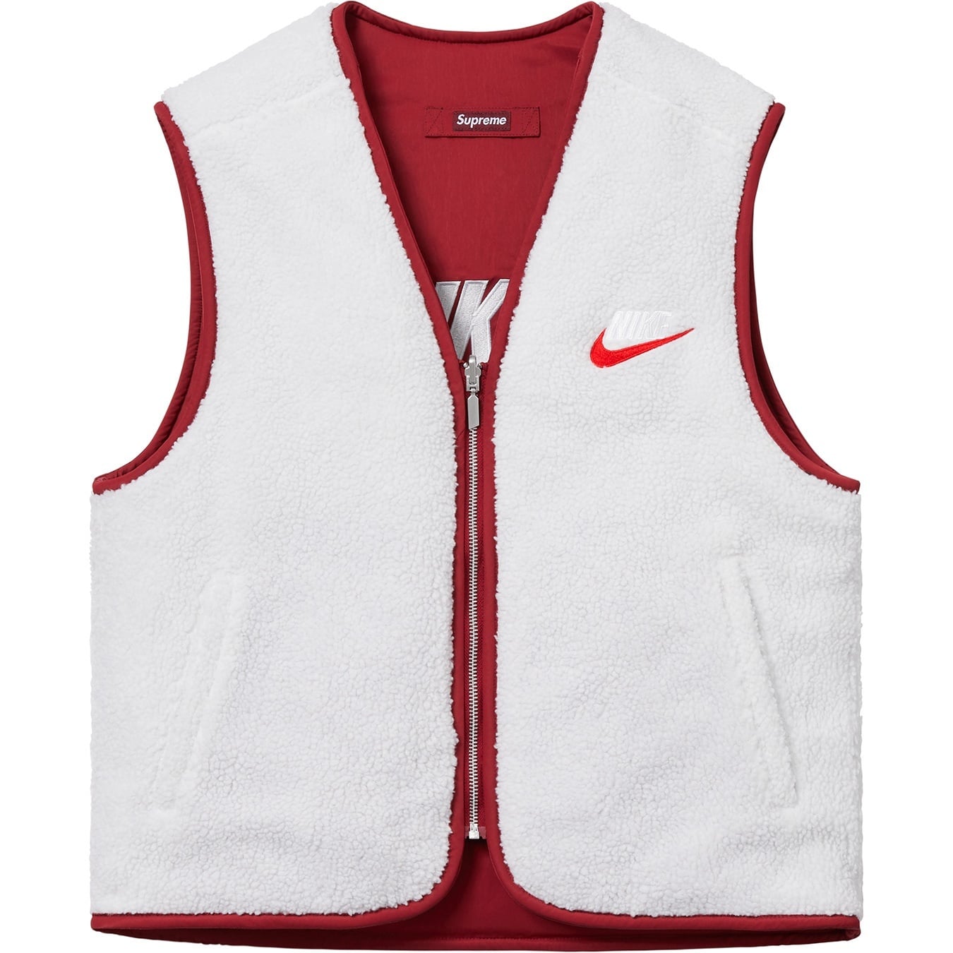 Supreme®/Nike® Reversible Nylon Sherpa Vest view 10